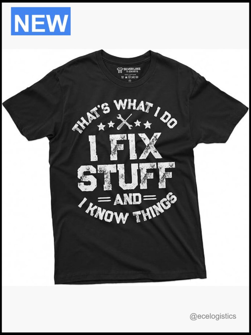 Funny I Fix Stuff T-Shirt Mechanic Engineer Garage Tee